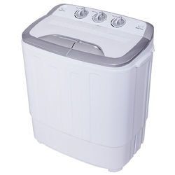 8 lbs Compact Mini Twin Tub Dryer Washing Machine