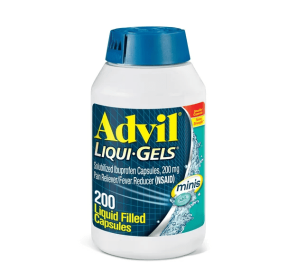 Advil Liqui-Gels Minis Pain and Headache Reliever Ibuprofen, 200 Mg Liquid Filled Capsules, 200 Count