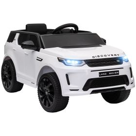 Qaba Land Rover Discovery Sport Licensed 12V Kids Ride on Car, Battery Powered Kids Electric Car with Remote Control, Soft Start, LED Lights