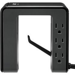 Apc Essential Surgearrest Desk-mount Power Station With 6 Outlets And 4 Usb Charging Ports (black)