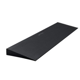 VEVOR Rise Cuttable Threshold Ramp for Sweeping Robot, 35.4" Wide Natural Rubber Wheelchair Ramp