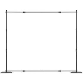 VEVOR 10ft x 10ft Pipe and Drape Kit, Heavy Duty Backdrop Stand with Carbon Steel Base