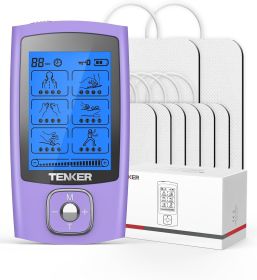 TENKER TENS Unit Muscle Stimulator, 24 Modes TENS EMS Machine for Pain Relief Therapy/Pain Management