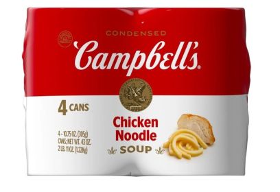 Campbell's Condensed Chicken Noodle Soup, 10.75 oz Can, 4 Count