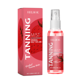 EELHOE Strawberry Tanning Mist Stay On Sun, Long-lasting, Tanning, Sun-kissed Skin, Gentle And Moisturizing Skincare (Quantity: 3PCS)