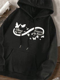 Women's Polyester Hoodie (size: 2XL)